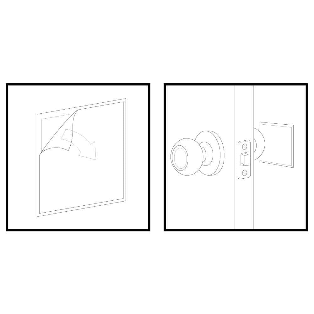 Everbilt 4 in. White Wall Guard