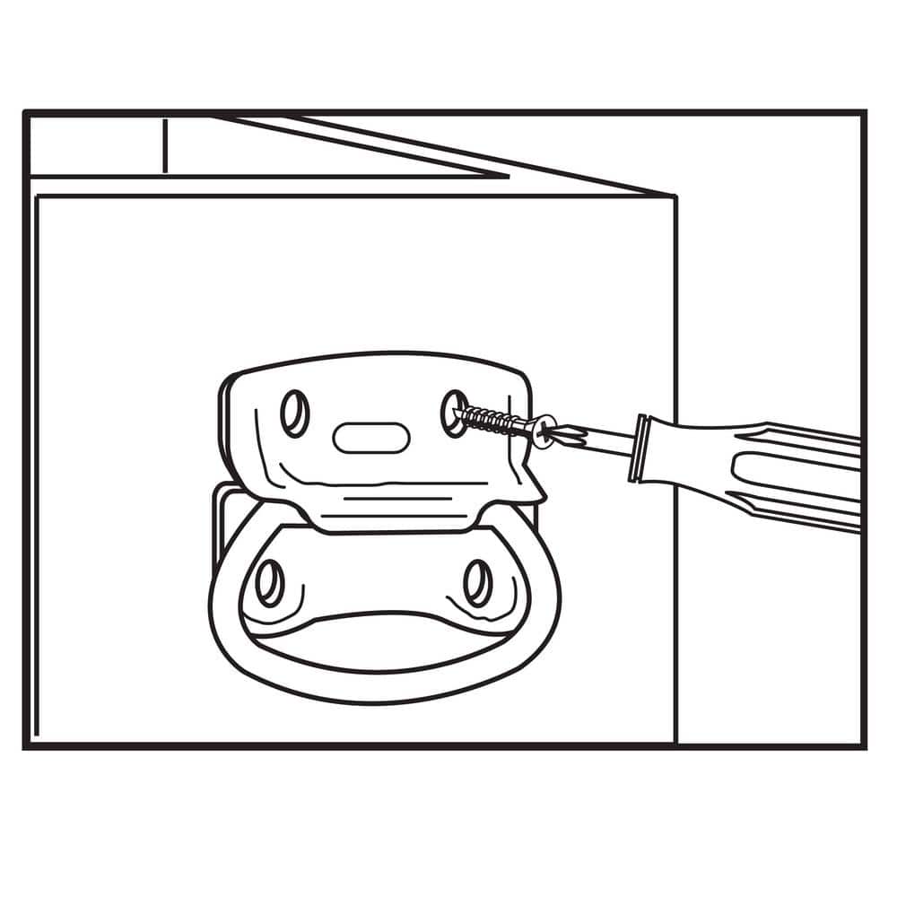 Everbilt 3-1/2 in. Center-to-Center Zinc-Plated Storage Chest Handle