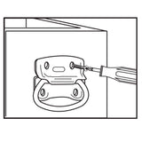 Everbilt 3-1/2 in. Center-to-Center Zinc-Plated Storage Chest Handle