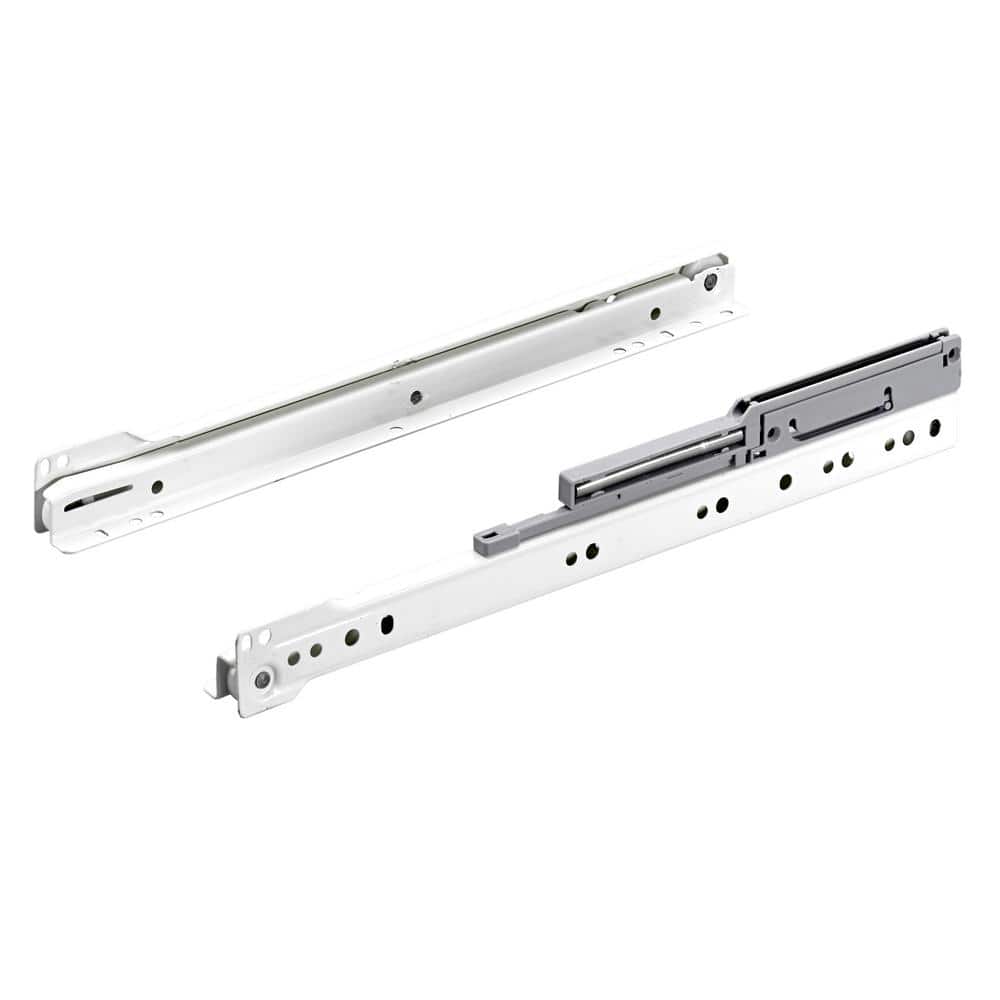 Everbilt 20 in. Bottom Mount Drawer Slide Set with Soft Close