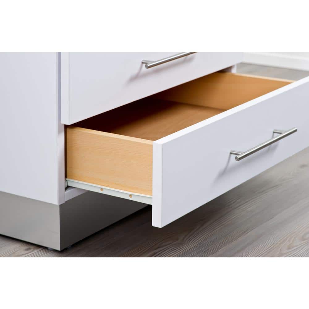 Everbilt 20 in. Bottom Mount Drawer Slide Set with Soft Close
