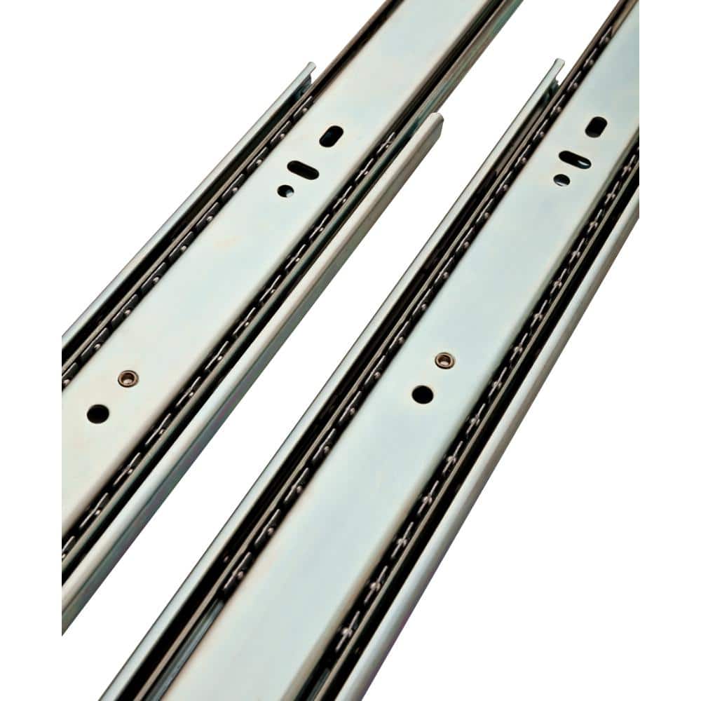 Everbilt 22 in. Full Extension Side Mount Ball Bearing Drawer Slide Set (1 Pair)