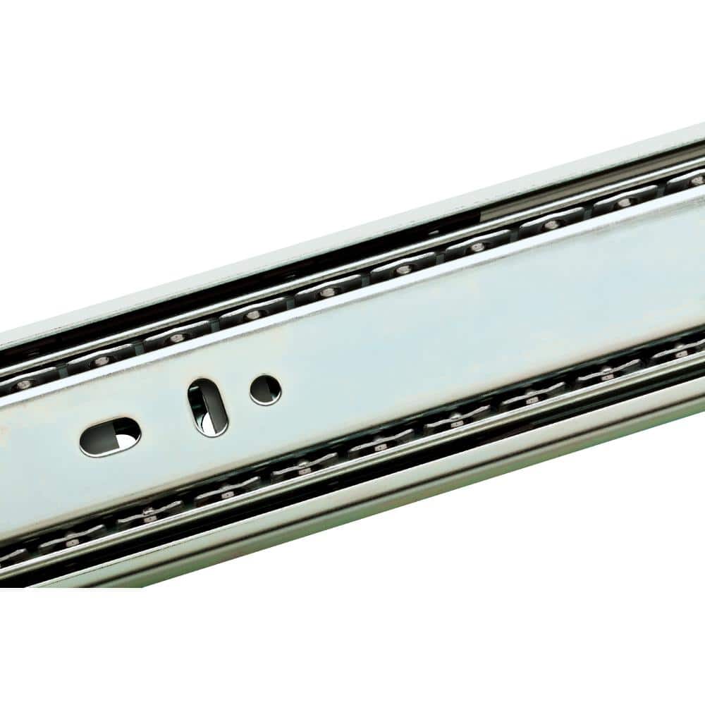 Everbilt 22 in. Soft-Close Full Extension Side Mount Ball Bearing Drawer Slide Set (1 Pair)
