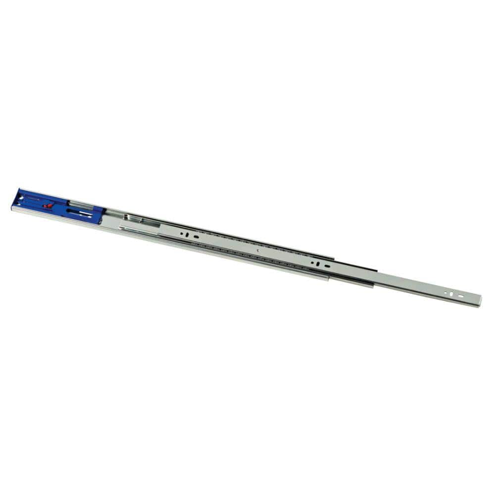 Everbilt 22 in. Soft-Close Full Extension Side Mount Ball Bearing Drawer Slide Set (1 Pair)