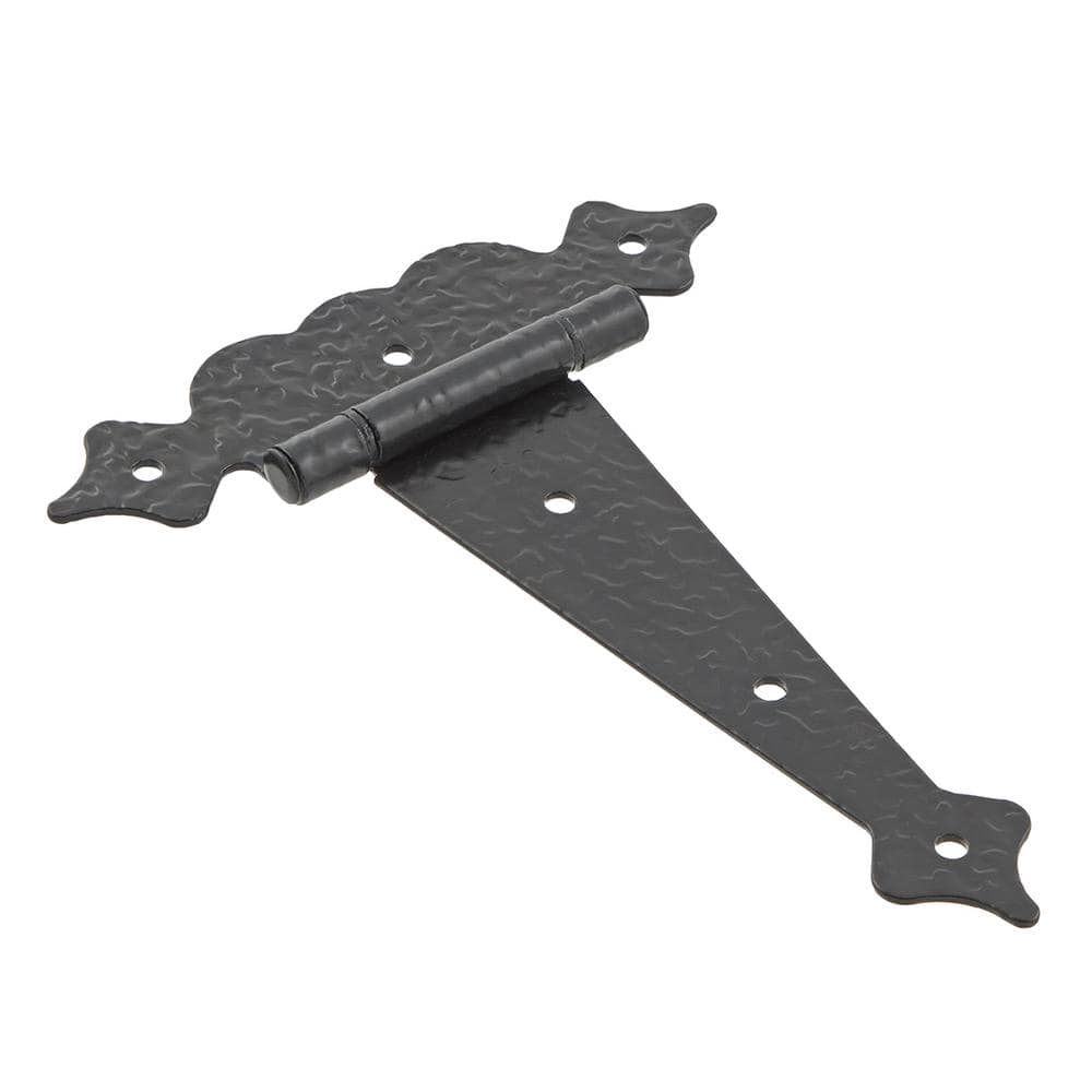 Everbilt 8 in. Black Decorative Gate Tee Hinge