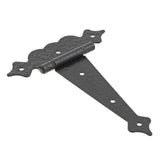 Everbilt 8 in. Black Decorative Gate Tee Hinge