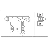 Everbilt Galvanized Slide Bolt, 6.38 in x 2.60 in