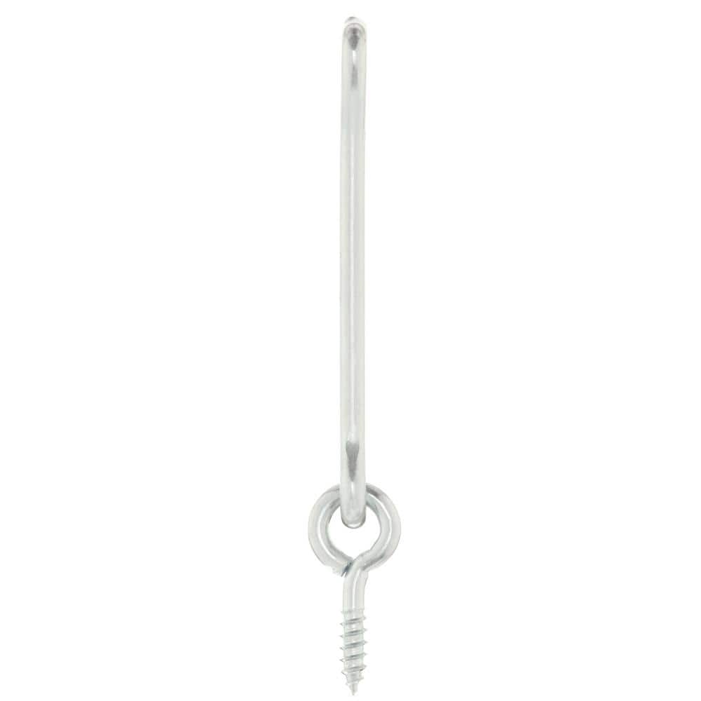 Everbilt 4 in. Zinc-Plated Hook and Eye (2-Pack)