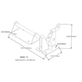 Everbilt Black Heavy-Duty Gate Latch, Steel, Self-Latching, 7.5 in Arm