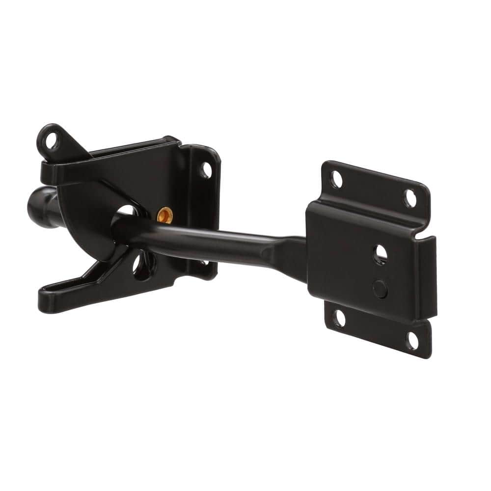 Everbilt Black Self-Adjusting Gate Latch