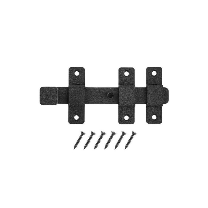 Everbilt 8 in. Black Rust Defender Heavy-Duty Slide Bolt