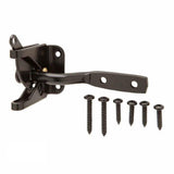 Everbilt Black Stainless Steel Gate Latch, Self-Latching, Padlock Compatible