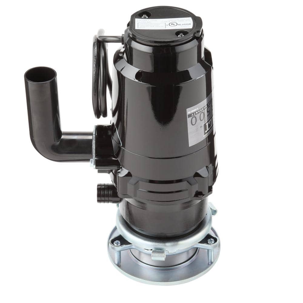Everbilt 1/2 HP Standard Continuous Feed Garbage Disposal with Stainless Steel Sink Flange and Attached Power Cord