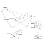 Everbilt Black Decorative Gate Hinge and Latch Set