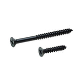 Everbilt #9 x 1 in. and #9 x 2-1/4 in. Phillips Flat-Head Oil Rubbed Bronze Door Hinge Wood Screw Kit (21-Pack)
