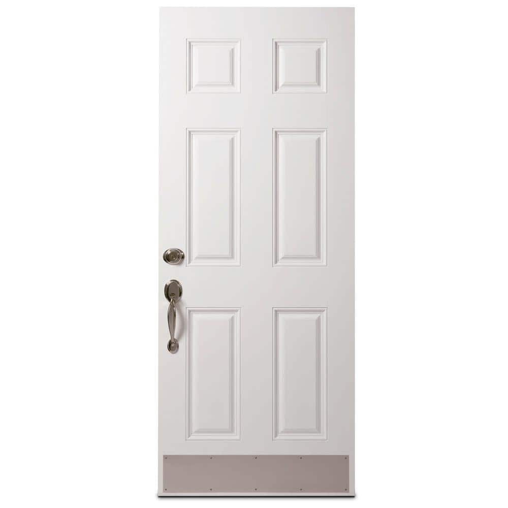 Everbilt 8 in. x 34 in. Satin Aluminum Kick Plate