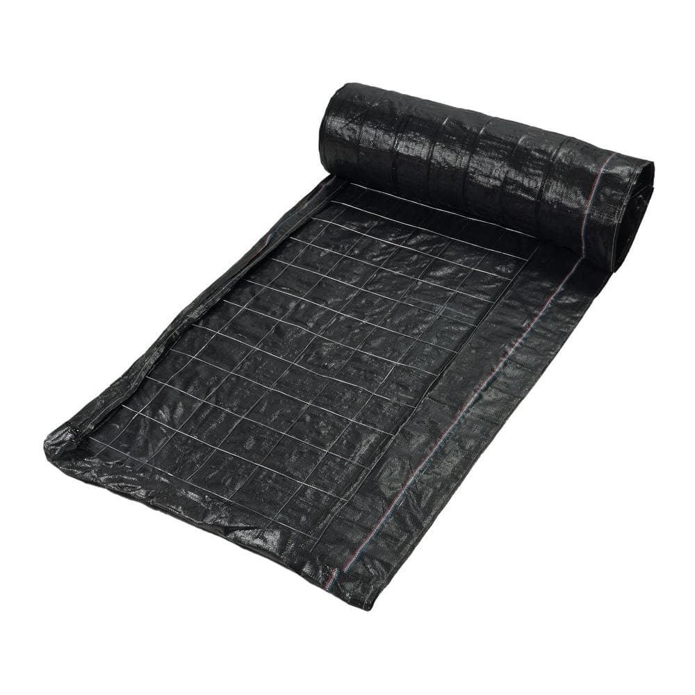 Everbilt 3 ft. x 100 ft. Black Wire Backed Silt Fence