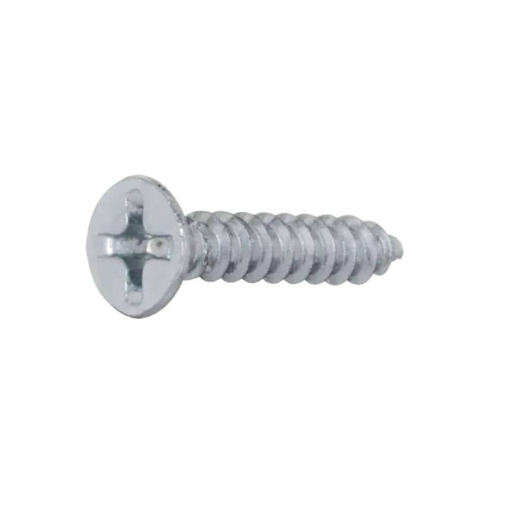Everbilt #6 x 3/4 in. Phillips Flat Head Zinc-Plated Wood Screws (100-Pack)