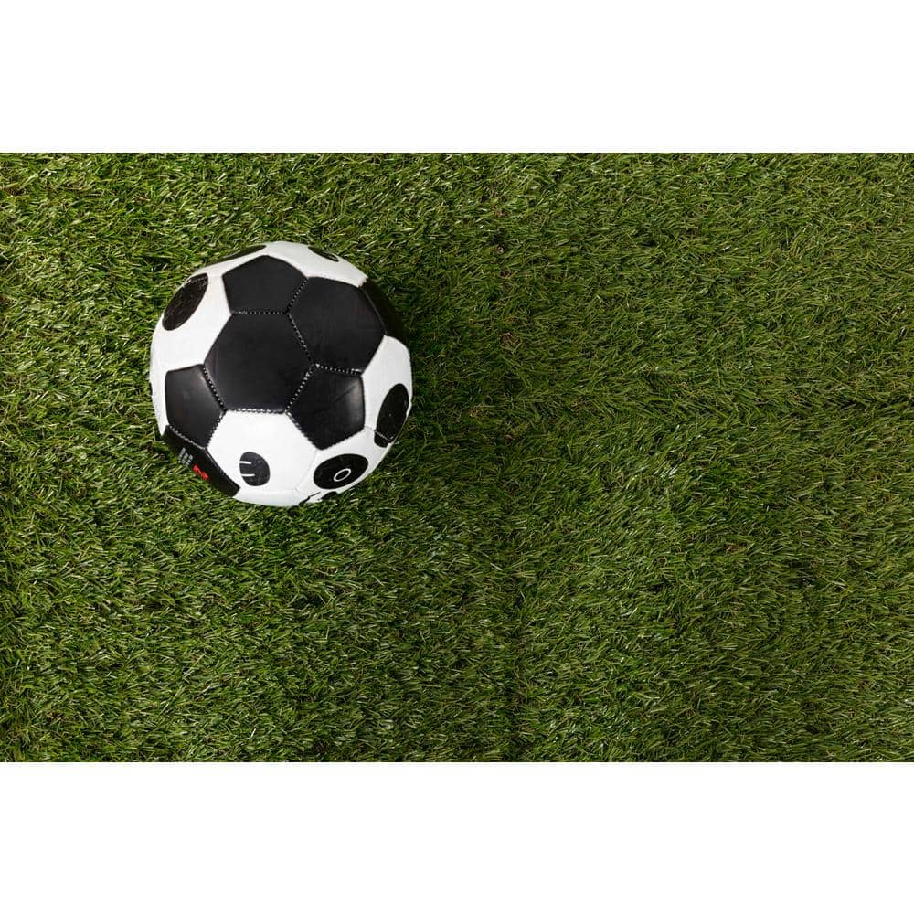 MI Eternally Turf 1 ft. x 1 ft. Interlocking Loose Lay PVC Deck Tiles in Evergreen Grass (10 Tiles Per Case)