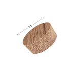 EVERMARK Stair Parts 1/2 in. Dia Unfinished Red Oak Plugs (4-Pack)