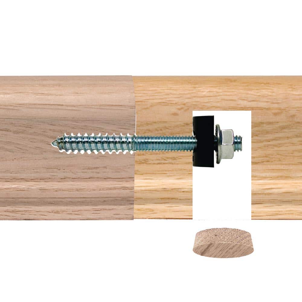 EVERMARK Stair Parts 3-1/2 in. Steel Rail Bolt