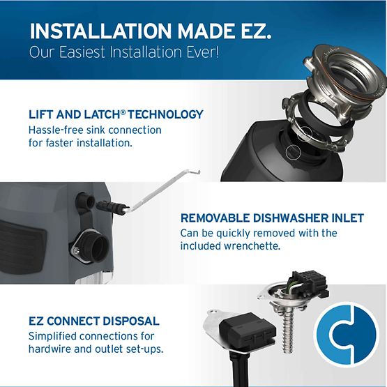 InSinkErator Evolution 1-HP Continuous Feed Noise Insulation Garbage Disposal