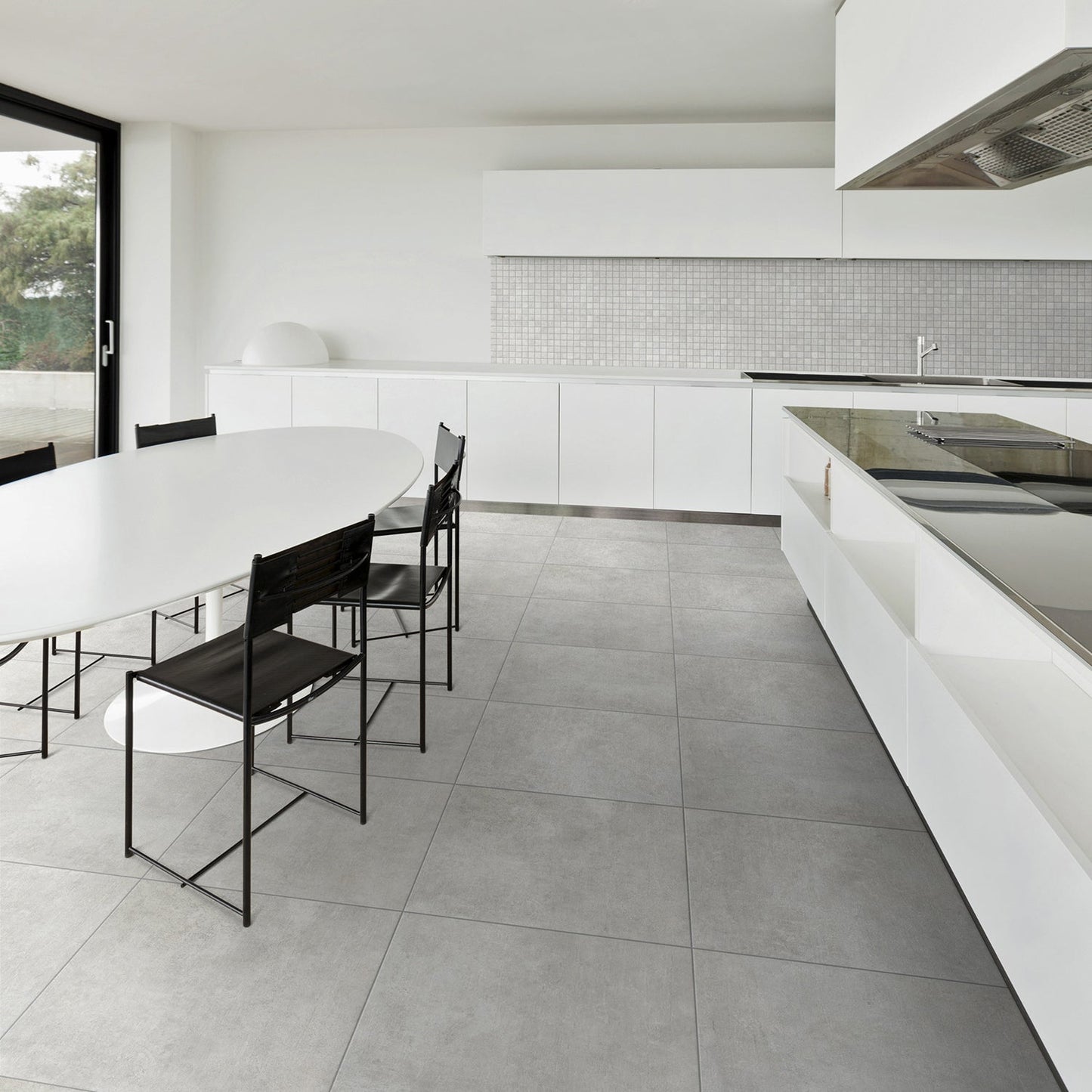 Marbella Perla Gray 24x24 Matte Porcelain Tile - Lux Tile