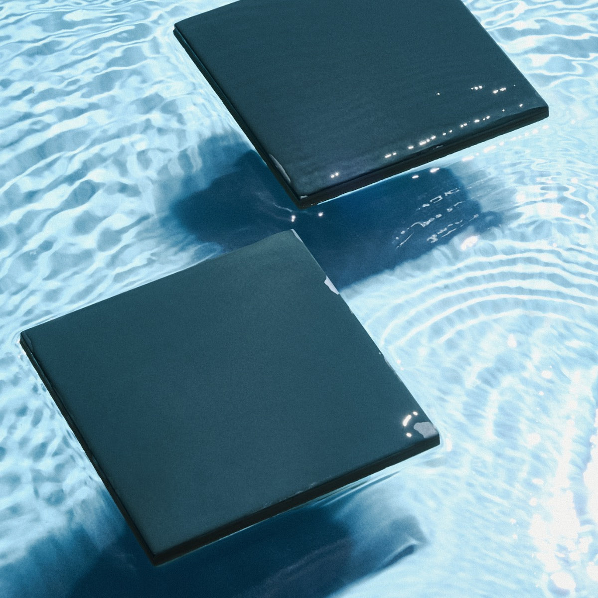 Ivy Hill Tile Born Teal Blue 5x5 Matte Porcelain Tile (4.84 in. x 4.84 in.)