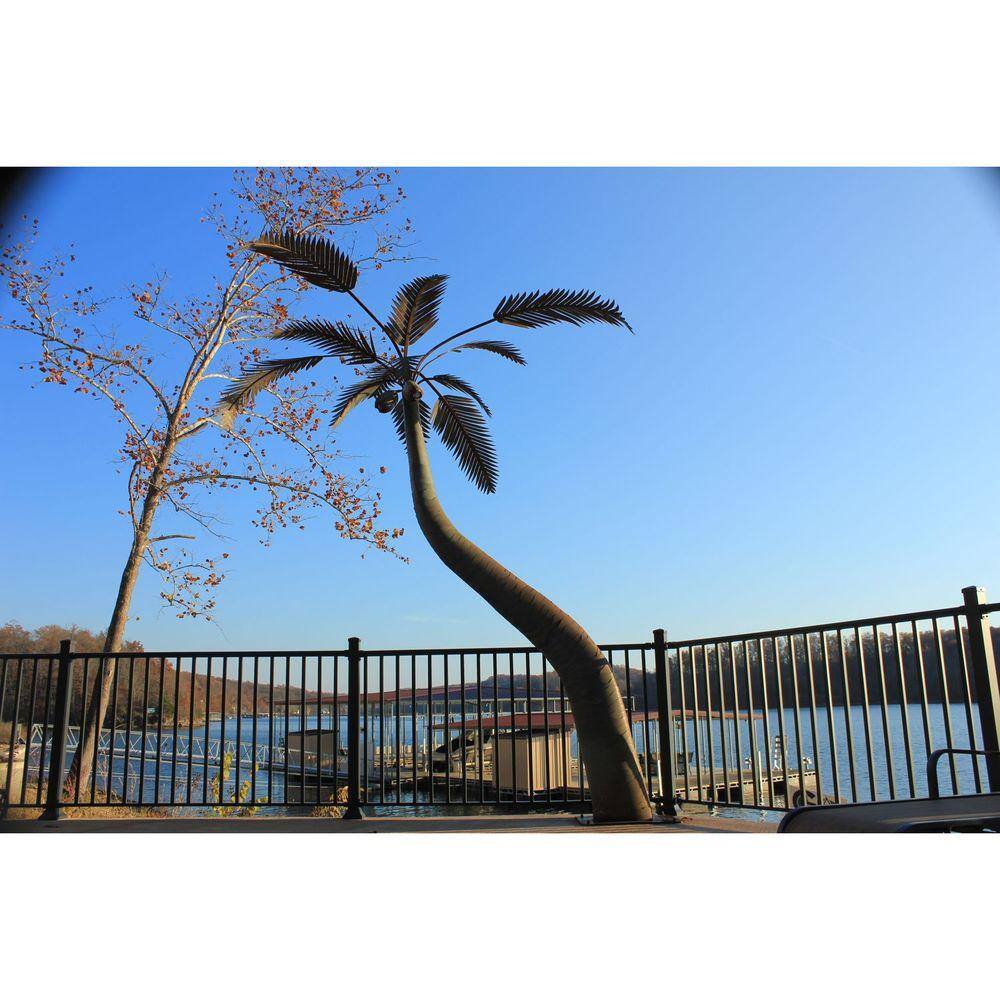 EZ Handrail 8 ft. x 42 in. Bronze Aluminum Baluster Railing Kit
