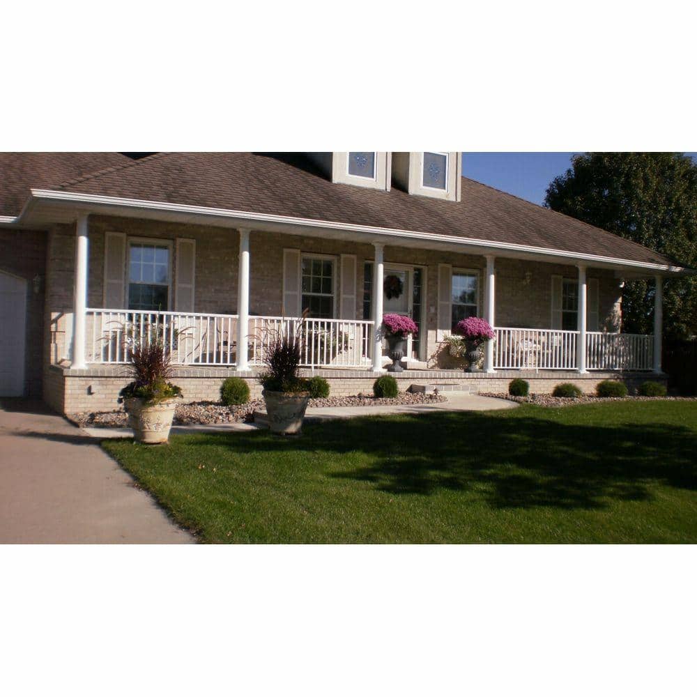 EZ Handrail 8 ft. x 36 in. Textured Black Aluminum Baluster Railing Kit
