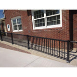 EZ Handrail Textured Black Aluminum Pivot Bracket Kit
