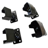EZ Handrail Textured Black Aluminum Pivot Bracket Kit