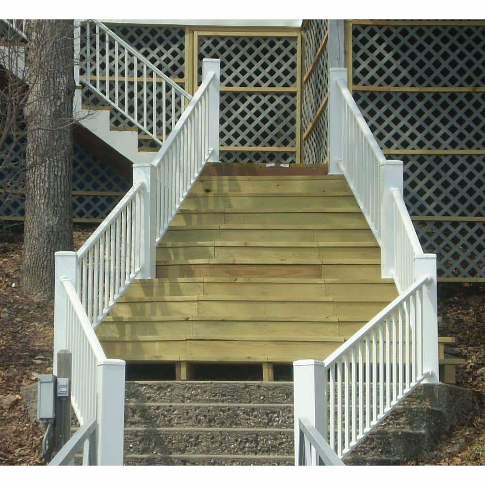 EZ Handrail White Aluminum Pivot Bracket Kit