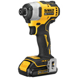 ATOMIC 20-Volt MAX Li-Ion Brushless Cordless Compact 1/4 in. Impact Driver w/Bonus 20-V Li-Ion Battery 2.0Ah (2-Pack) - Super Arbor