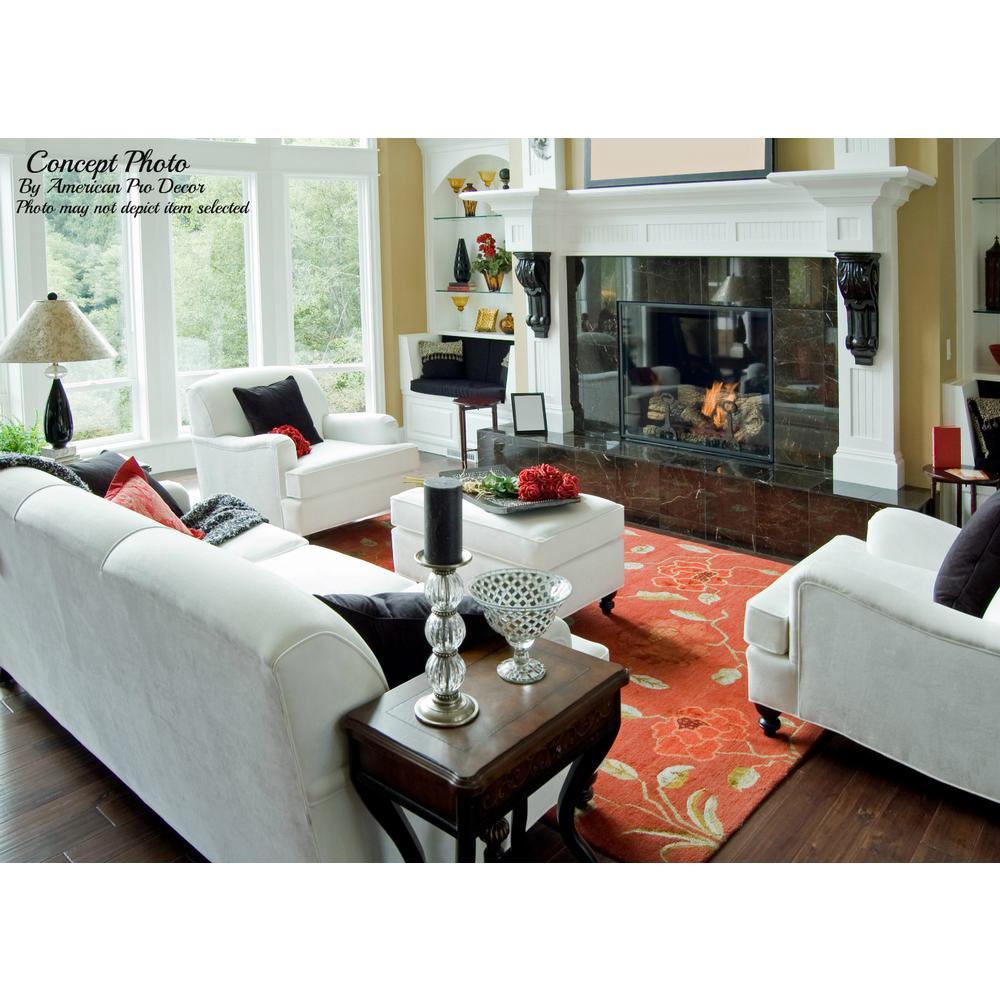 5 in. x 4 in. Unfinished Solid Hardwood Round Sofa Leg - Super Arbor