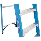 8 ft. Fiberglass Step Ladder with 250 lb. Load Capacity Type I Duty Rating - Super Arbor