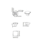 1-1/2 in. Satin Nickel Simple Soft Square Knob - Super Arbor