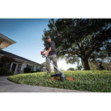 Milwaukee M18 FUEL 18-Volt Lithium-Ion Cordless Brushless String Trimmer with Attachment Capability with M18 6-Port BatteryCharger