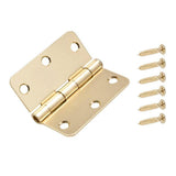 3 in. x 1/4 in. Satin Nickel Radius Door Hinge - Super Arbor