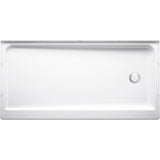 Ensemble 30 in. x 60 in. Single Threshold Right-Hand Shower Base in White - Super Arbor