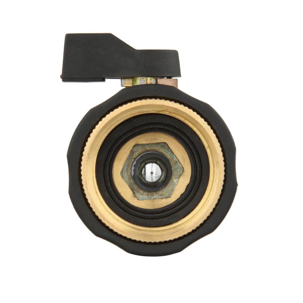 3/4 in. Threaded Brass Shut-Off Coupling - Super Arbor