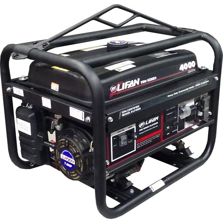 LIFAN Pro Series 4,000/3,500-Watt Gasoline Powered Portable Generator