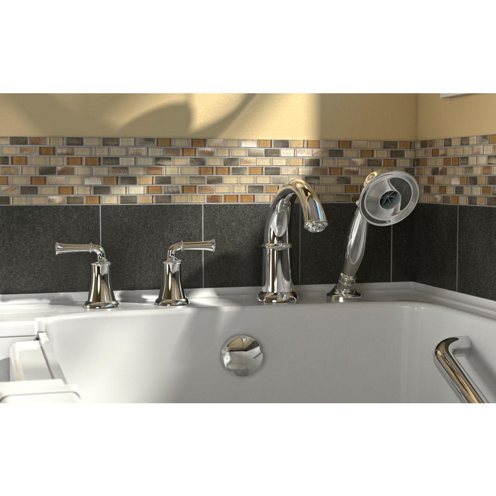 Exclusive Series 48 in. x 28 in. Right Hand Walk-In Whirlpool Tub with Quick Drain in White - Super Arbor