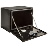 Buyers Products Company 18 in. x 18 in. x 36 in. XD Gloss Black Steel Underbody Truck Tool Box - Super Arbor