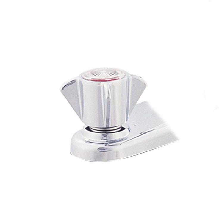 EZ-FLO Chrome 2-Handle Deck-Mount High-Arc Handle Kitchen Faucet (Deck Plate Included)
