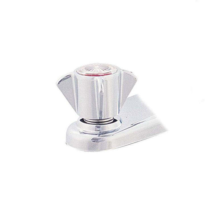 EZ-FLO Chrome 2-Handle Deck-Mount High-Arc Handle Kitchen Faucet (Deck Plate Included)