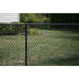 Everbilt 1-3/8 in. Dia x 10 ft. 6 in. 17-Gauge Galvanized Steel Chain Link Fence Black Top Rail