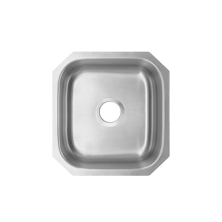 Undermount 16 in. 18-Gauge Stainless Steel Bar Sink in Brushed Stainless with Low Profile Pull Out Kitchen Faucet