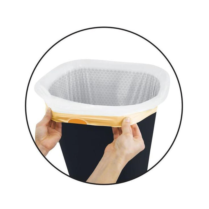 MOXIE 50-Pack 13-Gallon White Plastic Kitchen Trash Bag
