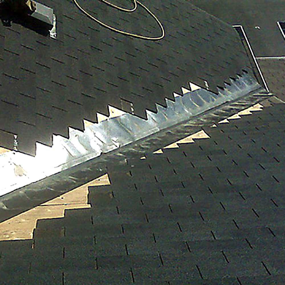 6 in. x 10 ft. Aluminum Roll Valley Flashing